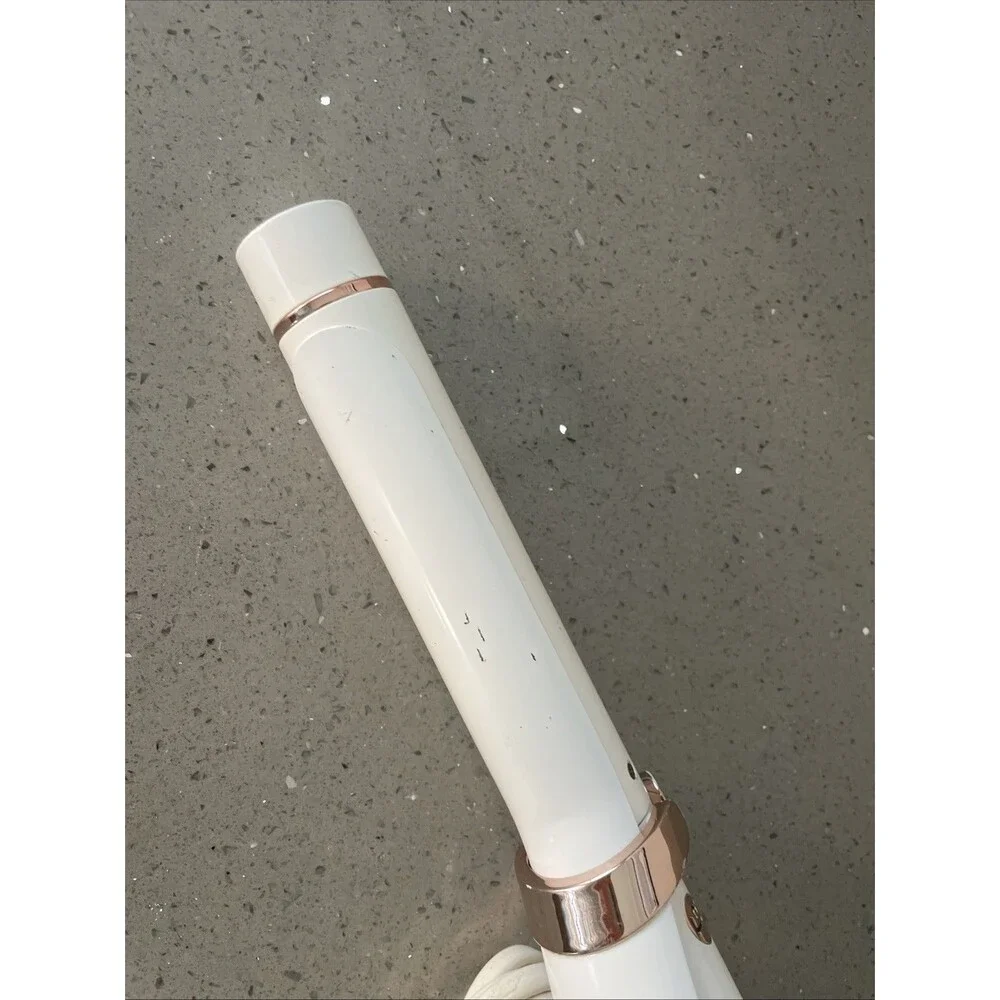 T3 SinglePass Curl 1.25 Inch Professional Curling Iron white rose gold